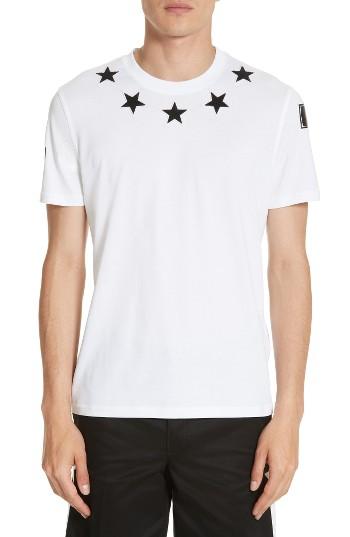 Men's Givenchy Cuban Fit Star 74 T-shirt - White