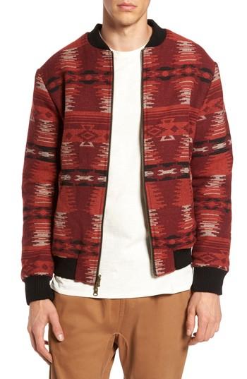 Men's Lira Clothing Glover Jacket - Burgundy