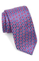 Men's Ted Baker London Geometric Silk Tie, Size - Purple