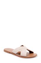 Women's Splendid Sydney Woven Slide Sandal M - Beige