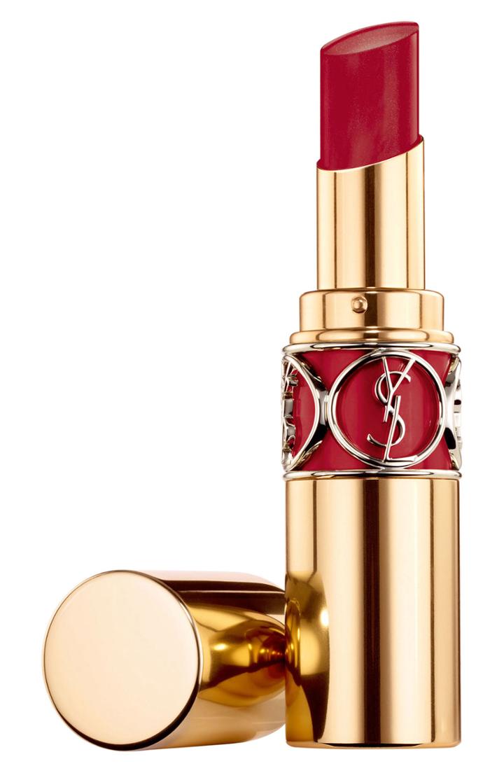 Yves Saint Laurent Rouge Volupte Shine Oil-in-stick Lipstick - Red Cassandre