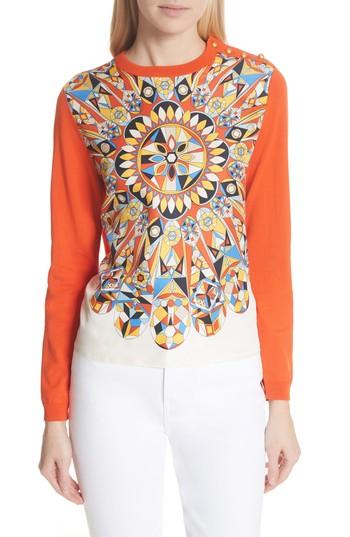 Women's Tory Burch Alyssa Sweater - White