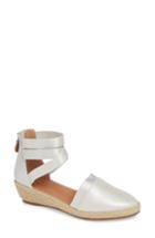 Women's Gentle Souls By Kenneth Cole Beth Espadrille Sandal M - Metallic