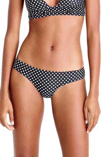 Women's J.crew Bikini Bottoms, Size - Black