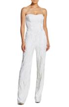 Women's Dress The Population Andy Sequin Strapless Jumpsuit, Size - White