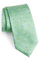 Men's Nordstrom Men's Shop Leary Medallion Silk Tie, Size - Green