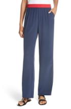 Women's Joie Perlyn Silk Track Pants - Blue