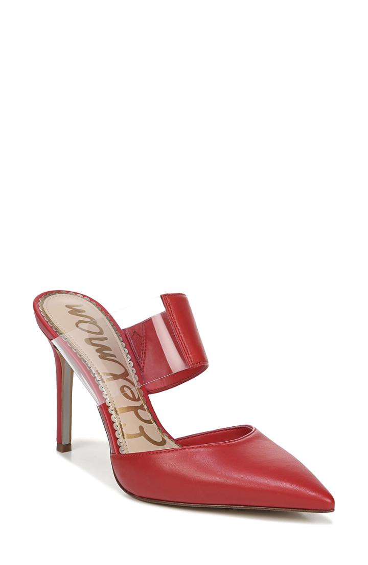Women's Sam Edelman Hope Pump M - Red