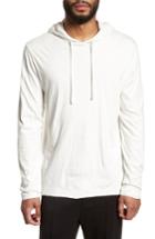 Men's Vince Layered Long Sleeve Pullover Hoodie - White