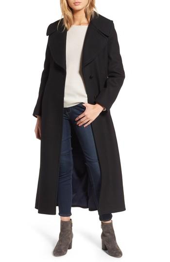 Women's Diane Von Furstenberg Maxi Coat - Black