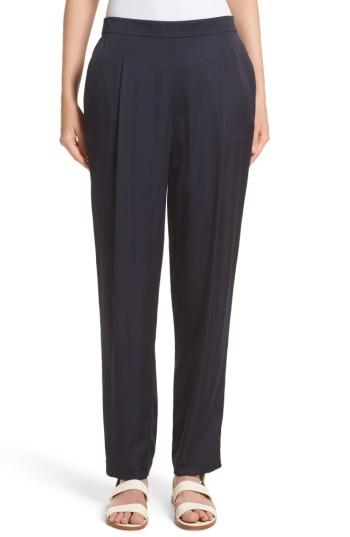 Women's Lafayette 148 New York Soho Track Pants - Blue