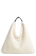 Bp. Faux Shearling Triangle Tote -