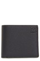 Men's Loewe Calfskin Leather Bifold Wallet - Blue