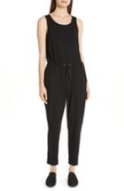 Women's Eileen Fisher Drawstring Slouchy Jumpsuit, Size - Black