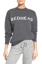 Women's Brunette The Label Redhead Lounge Sweatshirt - Grey