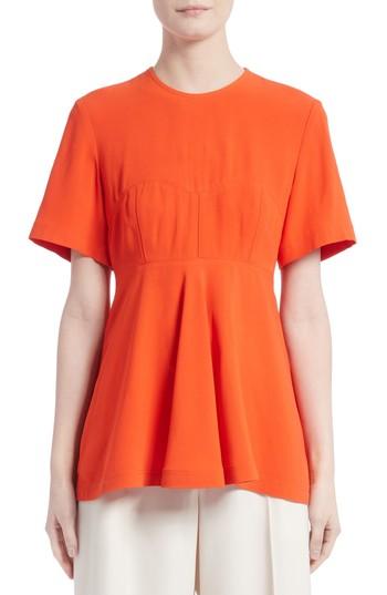 Women's Proenza Schouler Satin Back Crepe Top - Coral
