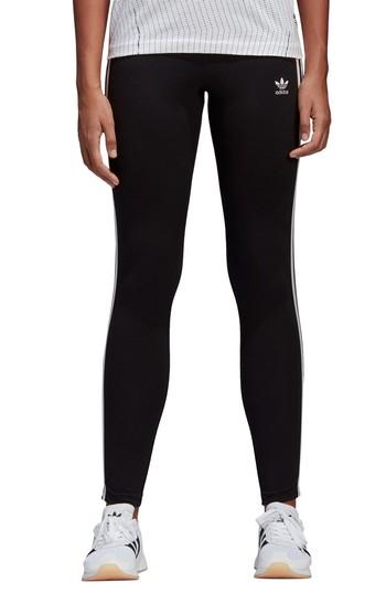 Women's Adidas 3-stripe Tights - Black