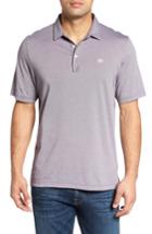 Men's Travis Mathew The Zinna Performance Polo, Size - Purple