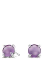 Women's David Yurman Chatelaine Stud Earrings With Gemstone & Diamond