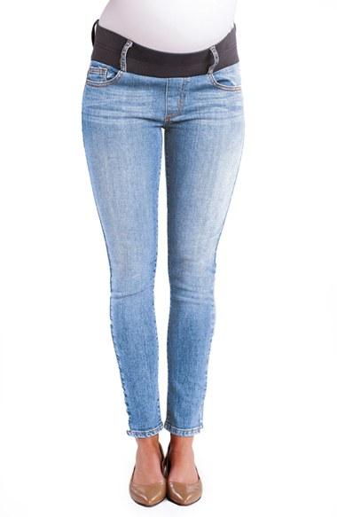 Women's Maternal America Maternity Ankle Skinny Jeans - Blue