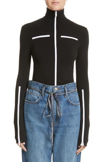 Women's Proenza Schouler Pswl Zip Top - Black