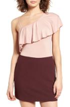 Women's Socialite Ruffle One-shoulder Bodysuit
