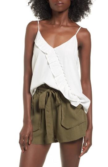 Women's Moon River Ruffle Tank