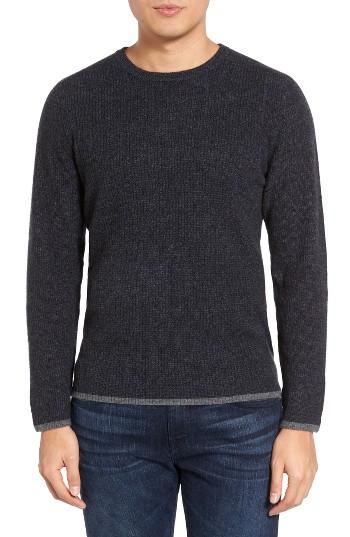 Men's Velvet By Graham & Spencer Jagger01 Tipped Cashmere Sweater