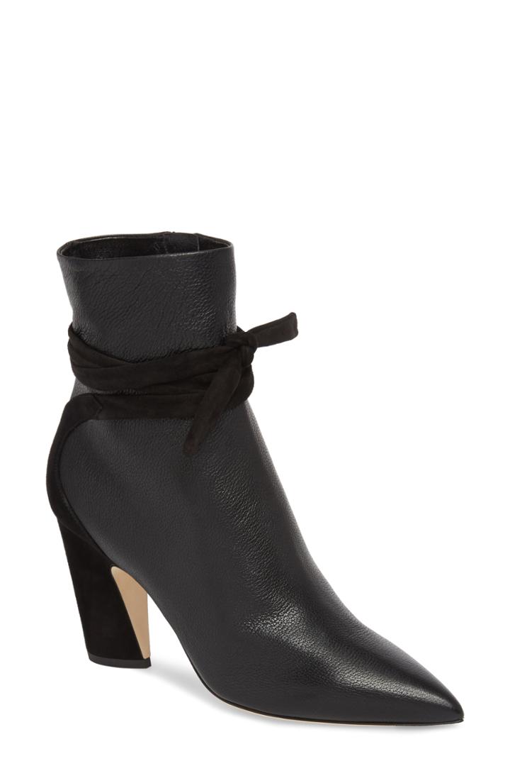 Women's Jimmy Choo Henrietta Tie Bootie Us / 35eu - Black