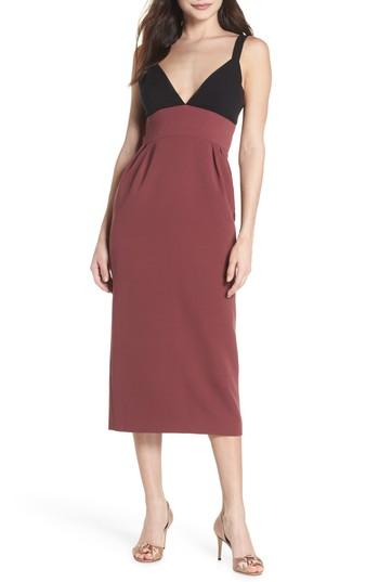 Women's Jill Jill Stuart Colorblock Midi Dress - Purple