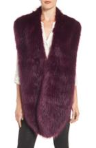 Women's Badgley Mischka Faux Mink Stole