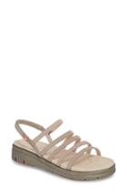 Women's Jambu Elegance Studded Strappy Sandal .5 M - Beige