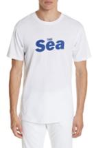 Men's Double Rainbouu Sea Stars Graphic T-shirt - White