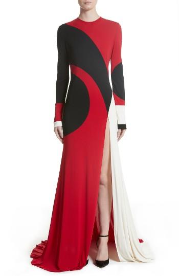 Women's Naeem Khan Mod Jersey Gown