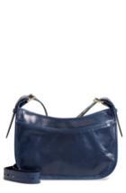 Hobo Chase Calfskin Leather Crossbody Bag - Blue