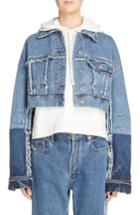 Women's Acne Studios Kremi Crop Denim Jacket Us / 34 Eu - Blue