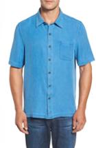 Men's Nat Nast With A Twist Silk Blend Camp Shirt - Blue