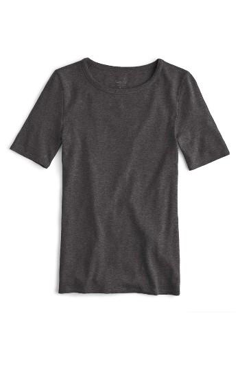 Women's J.crew New Perfect Fit T-shirt, Size - Grey