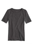 Women's J.crew New Perfect Fit T-shirt, Size - Grey