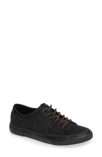 Women's Frye Gia Low Lace-up Sneaker M - Black