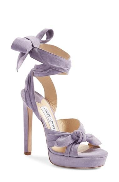 Women's Jimmy Choo 'vixen' Wraparound Platform Sandal