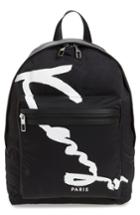 Men's Kenzo Logo Backpack - Black