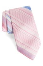 Men's Southern Tide Del Rio Plaid Silk Tie, Size - Pink