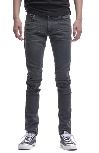Men's Nudie Jeans Skinny Lin Skinny Fit Jeans X 32 - Black