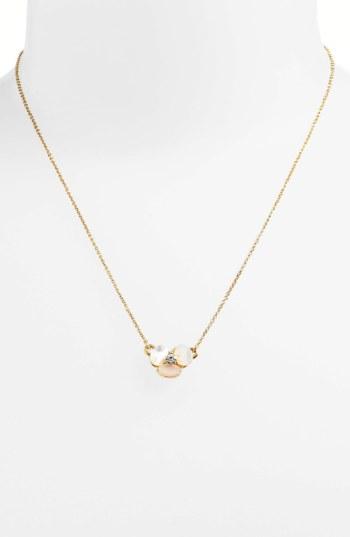 Women's Kate Spade New York 'disco Pansy' Pendant Necklace