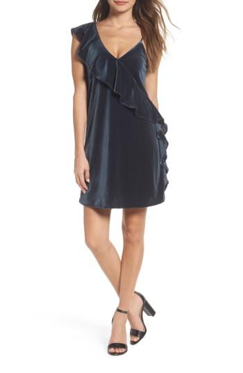 Women's 19 Cooper Ruffle Velvet Dress