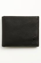Men's Polo Ralph Lauren Bifold Leather Wallet - Black