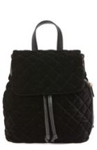 Bp. Quilted Velvet Backpack - Black