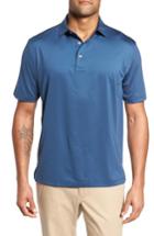 Men's Peter Millar Stretch Jersey Polo, Size - Blue