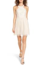Women's Speechless Glitter Tulle Dress - Pink